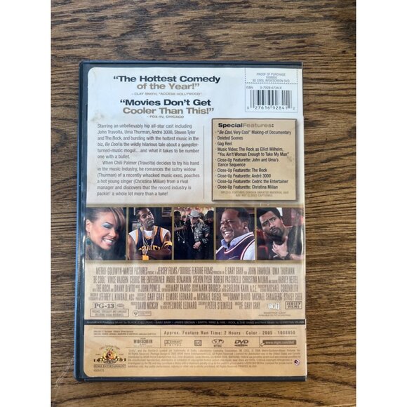 Be Cool 2005 DVD Widescreen Edition Crime Comedy John Travolta Thurman Pre-Owned - Picture 2 of 4